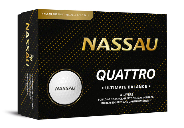 Nassau Quattro - golfballen bedrukken