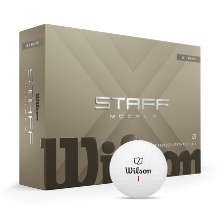 Wilson Staff Model X - golfballen bedrukken - Wit