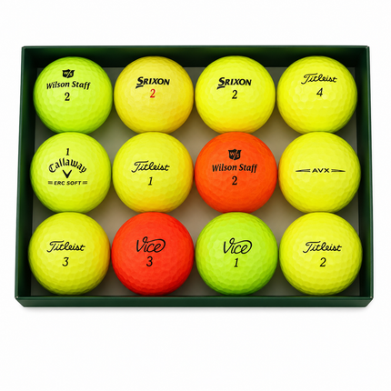 another-swing-expert--gebruikte-golfballen-gekleurd