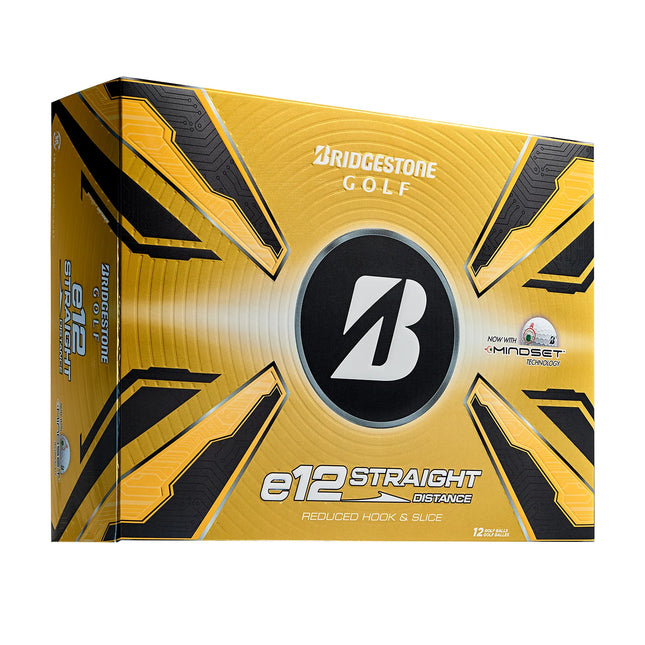 Bridgestone e12 Straight - golfballen bedrukken - Wit