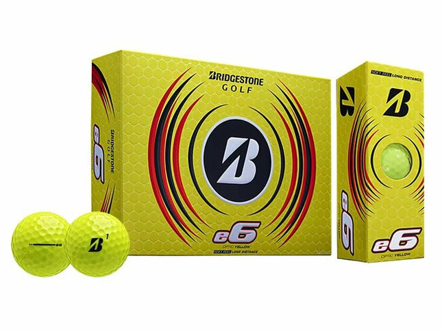 Bridgestone e6 - golfballen bedrukken - Geel