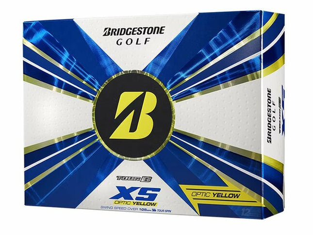 Bridgestone Tour B XS - golfballen bedrukken - Geel
