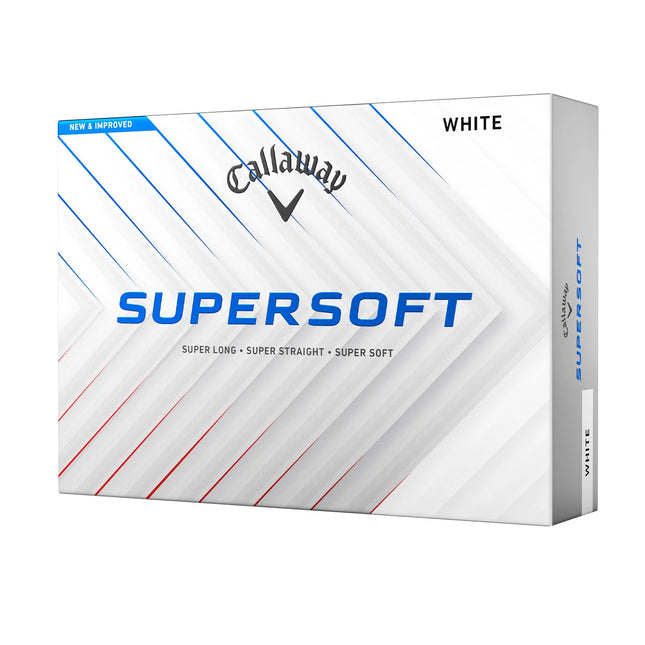 Callaway Supersoft - balles de golf vierges - Blanc