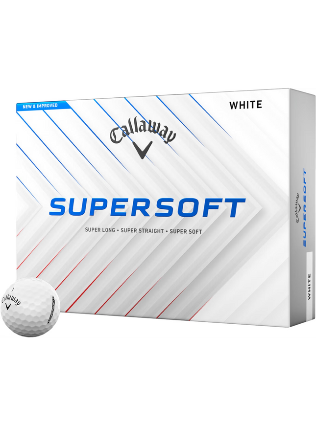 Callaway Supersoft - golfballen onbedrukt - Wit
