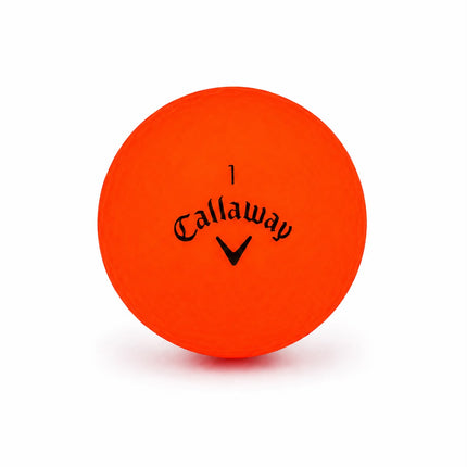 Callaway Supersoft - Oranje Matt - 12 stuks - al bedrukt met logo