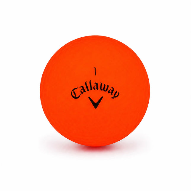 Callaway Supersoft - Oranje Matt - 12 stuks - al bedrukt met logo
