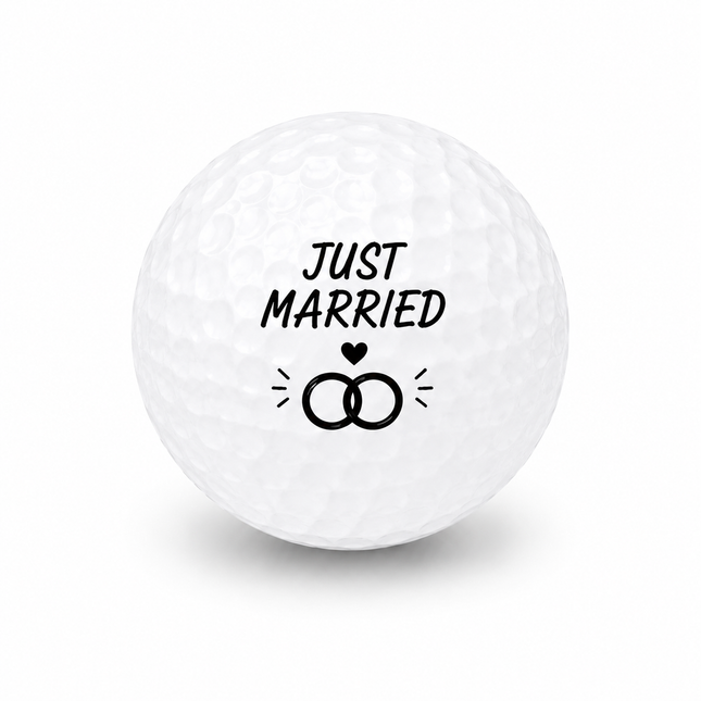 Just Married golfbal - Wilson Smart Core