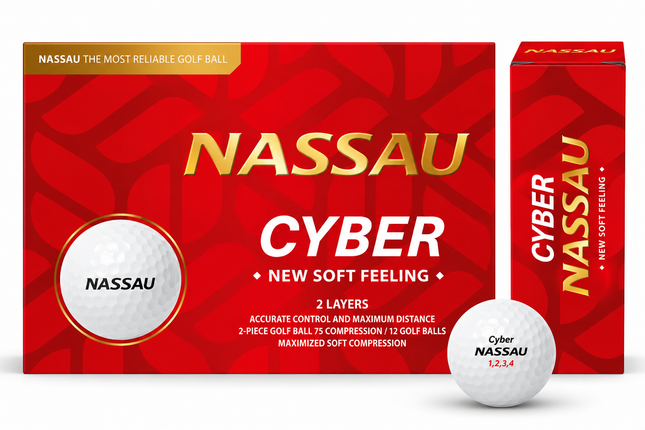Nassau Cyber - balles de golf vierges