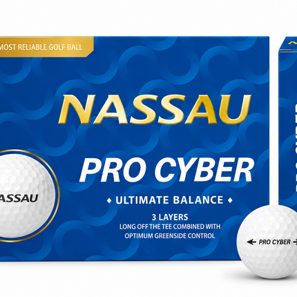 Nassau Pro Cyber - golfballen onbedrukt