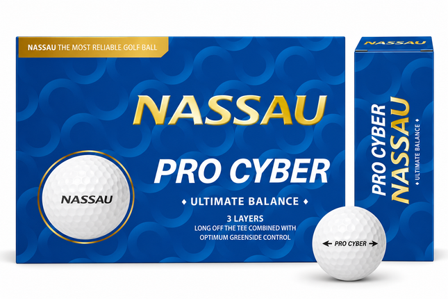 Nassau Pro Cyber - balles de golf vierges