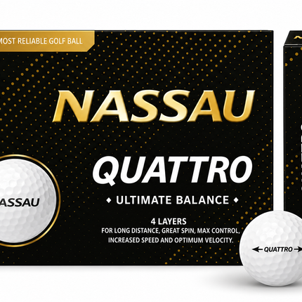 Nassau Quattro - golfballen onbedrukt