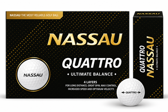 Nassau Quattro - balles de golf vierges