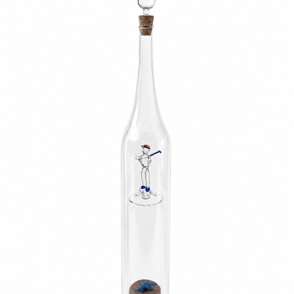 Glazen Olijfolie Fles met Golfdecoratie - Bedrukt