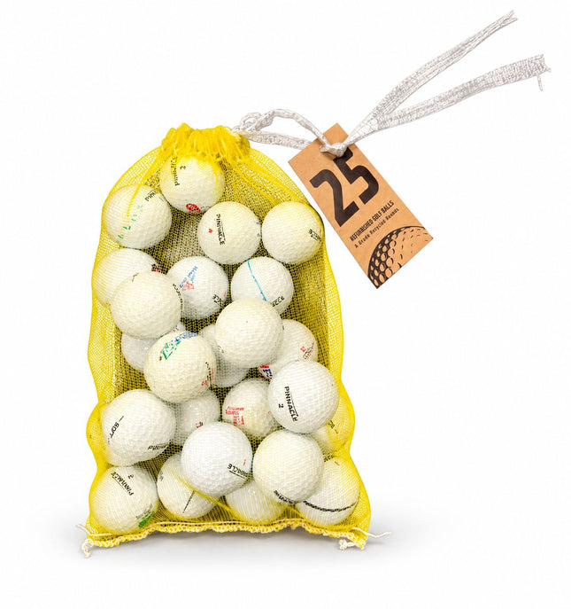 25 Pinnacle Refinished Golfballen – A-Grade Recycled