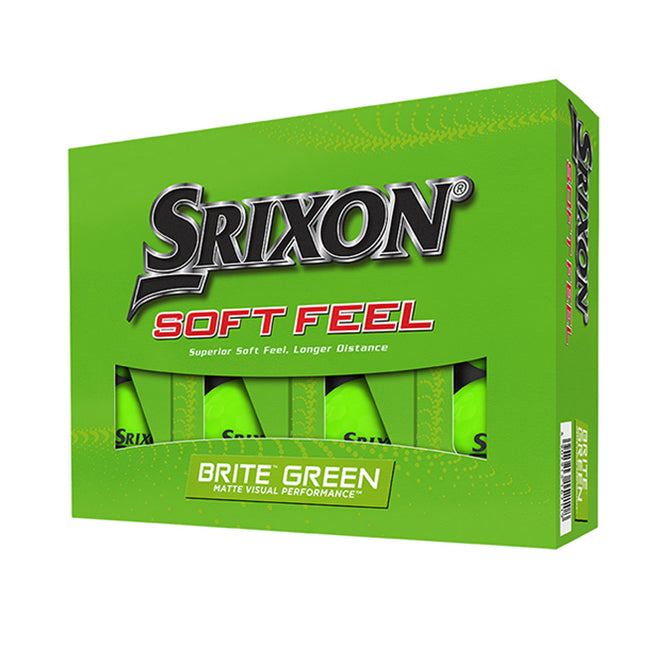 Srixon Soft Feel Brite - golfballen bedrukken - Groen