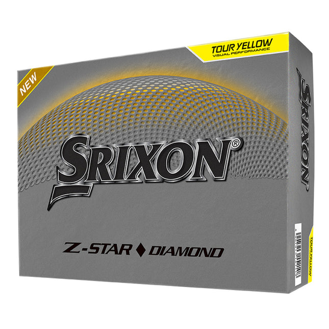 Srixon ZStar Diamond - golfballen bedrukken - Geel