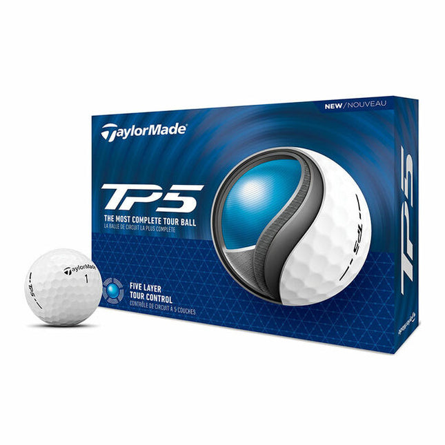 TaylorMade TP5 - golfballen bedrukken - Wit