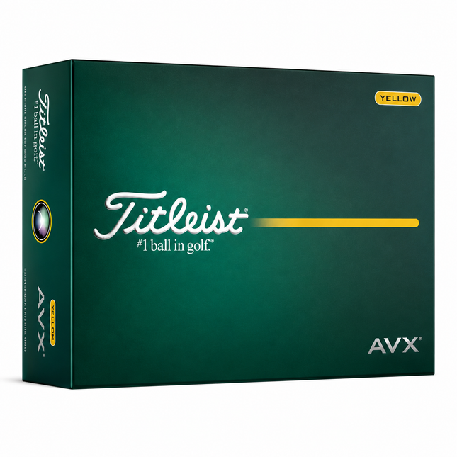 Titleist AVX - balles de golf personnalisées - Jaune