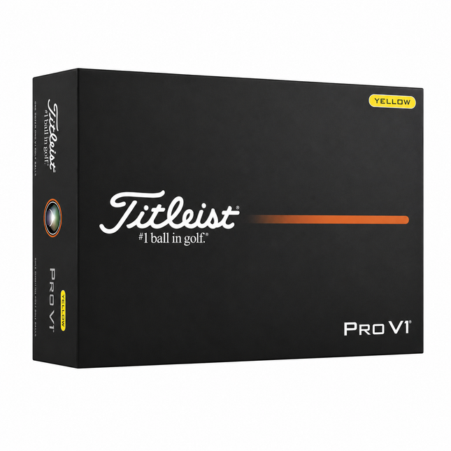 Titleist Pro V1 - balles de golf personnalisées - Jaune