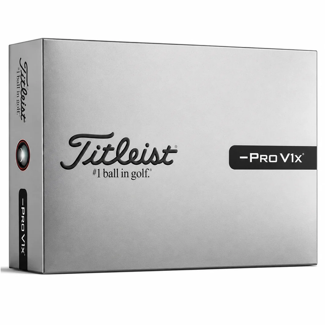 Titleist Pro V1X Left Dash - balles de golf personnalisées - Blanc