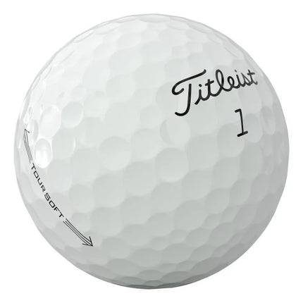 Titleist Tour Soft - golfballen onbedrukt - Wit
