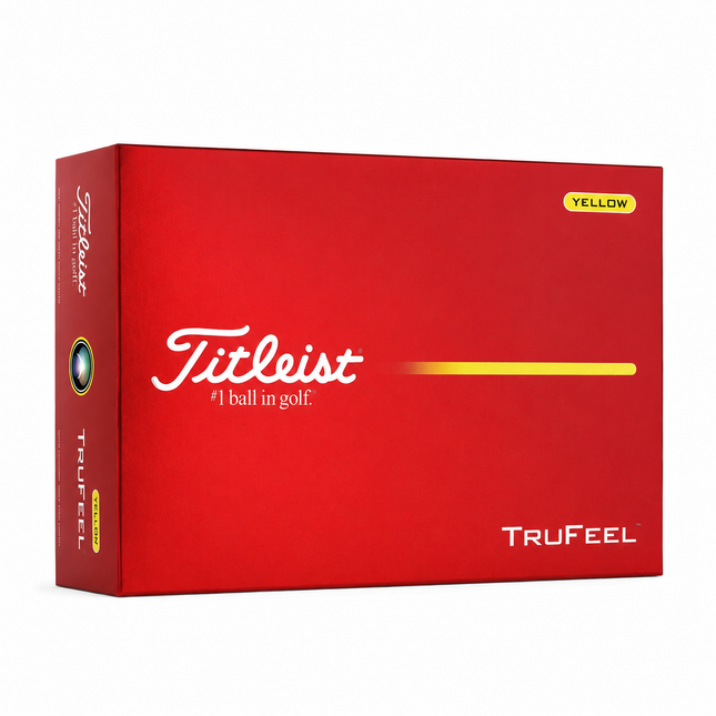 Titleist Trufeel - balles de golf personnalisées - Jaune