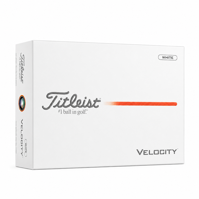 Titleist Velocity - balles de golf personnalisées - Blanc