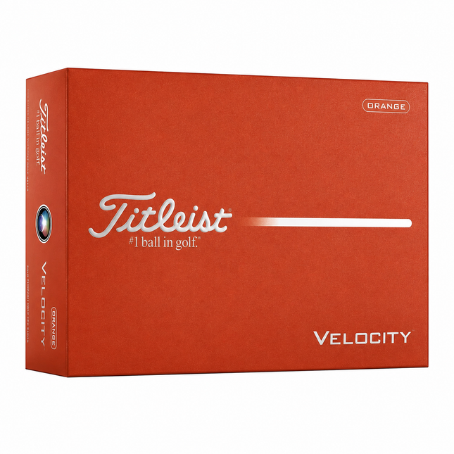Titleist Velocity - balles de golf personnalisées - Orange