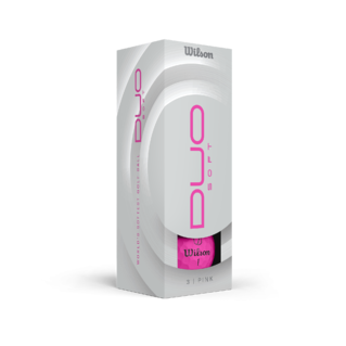 Wilson Duo Soft - golfballen bedrukken - Roze
