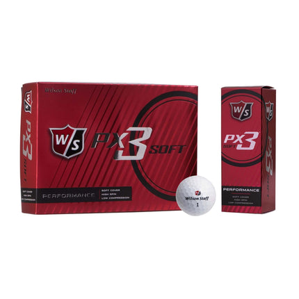 Wilson PX3 Soft - golfballen bedrukken