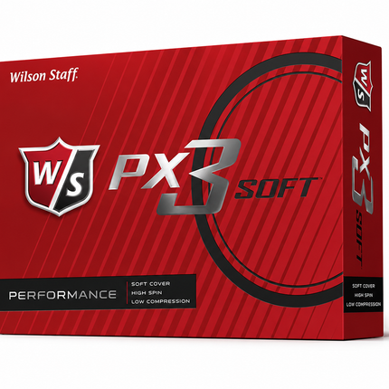 Wilson PX3 Soft - golfballen bedrukken